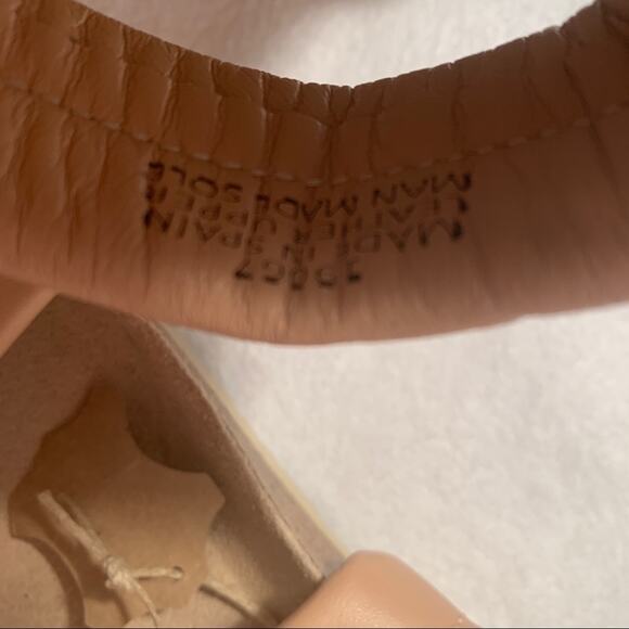 Biostep Light Pink Leather Sandals Slides Slip Ons Made in Spain NWT - Picture 5 of 9